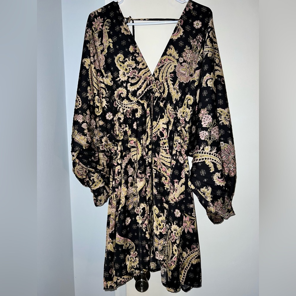 Free People Printed Arzel Mini Dress